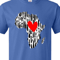thumbnail image 4 of Inktastic Black History Month Ink Print African Heart T-Shirt, 4 of 5