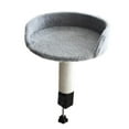 thumbnail image 2 of koolsoo Lit pour Chat de Bureau Stable Gain de Place Robuste Confortable Lit pour Animaux Hamac Rond Gris, 2 of 9