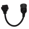 thumbnail image 4 of 9 Pin To 16pin OBD2 Adapter, Easy To Install PVC J1939 Diagnostic Connector Cable Durable  For Truck For Marine, 4 of 8