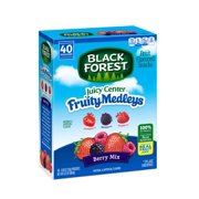 (2 Pack) Black Forest Juicy Center Fruit Medleys Fruit Flavored Snacks, Berry Mix Flavors, 0.8 Ounce Bag, Pack of 40