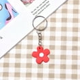 thumbnail image 1 of Llavero con forma de campana de flor pequeña de colores, llavero de color caramelo, colgante para bolso de mujer, 1 of 6
