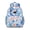 Sky-blue-95, variant on Tropical Seashell Beach Students Backpack with Nautical Shell, Starfish, Marine Life, Sea Coral, Fish and Cute Spiral Seashell Artwork