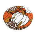 thumbnail image 2 of Lsque Various Pumpkins Round Bar chair cushion covers Velvet Fabric Premium Comfort Protects from Scratches and Stains for 14-17 Inch Chair- 14 inch, 2 of 7