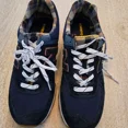 thumbnail image 4 of New Balance Mens 574 ML57HMK Navy/Plaid OG Lifestyle Casual Retro Runner, 9US, 4 of 5