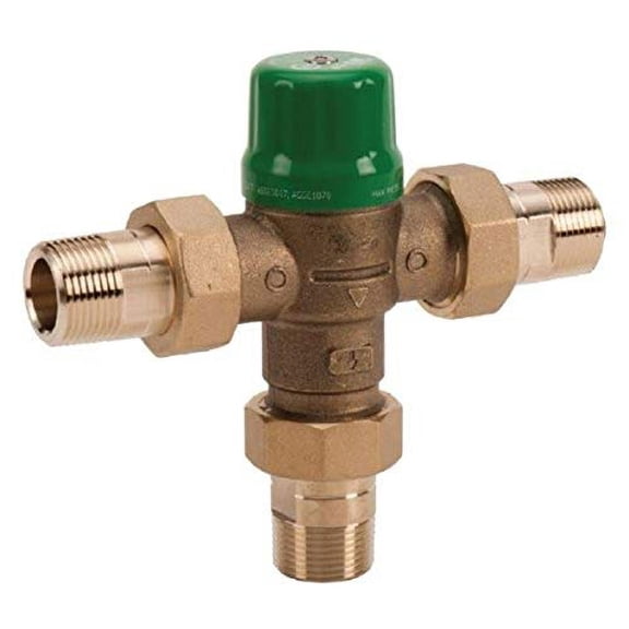 Taco 5004-C3 Series 5000 Mixing Valve, 1" Sweat Connection, Forged Brass