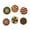 #03, variant on Christmas Diamond Art Kits for Adults, 6 Pack DIY Pearl Art Diamond Painting Craft, Acrylic Holiday Hanging Pendant Ornaments for Christmas Tree, 3.54 x 3.54 In