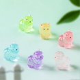 thumbnail image 2 of 12PCS Miniature Alpaca Mini Resin Glow Alpaca Figurines Luminous Tiny Animal Ornaments Micro Landscape Garden and Home Decor, 2 of 2