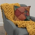 thumbnail image 5 of Donna Sharp Campfire Decorative Pieced Cotton Square Throw Pillow, 5 of 7
