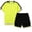 Green, variant on Amidoa Boys Girls 2 Piece Outfits Summer Clothes Soft Short Sleeve T Shirts and Casual Shorts Kids Clothing Sets White Size 7