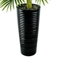 thumbnail image 6 of LCG Florals 4ft Artificial Palm Plant, Faux Palm Tree with Black Ribbed Planter, Tall Indoor Decorative Fake Plant for Home or Office, 6 of 7