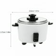 thumbnail image 2 of ACDANC Mini Electric Cooker Simulation Rice Cooker Model Mini House Electric Rice Cooker Decor Kitchen Rice Cooker, 2 of 7