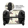 thumbnail image 4 of Daiia Funny Chicken Luggage Cover, Thickened Washable Travel Luggage Covers, Elastic Unique Baggage Covers for 18-20 inch Luggage-Large, 4 of 9