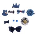 thumbnail image 1 of 10 Piezas de Flores Pequeña Pinza de cabellero Accesorios para El Cabello para Niñas Bebé - rojo, unico Azul perfke Sistema de clips de pelo de niños, 1 of 9