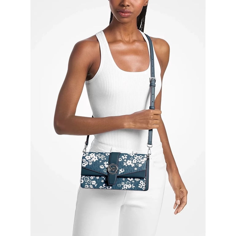 Michael Kors Women's Greenwich Medium Printed Signature Logo