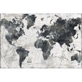 thumbnail image 3 of CAD Designs 24x17 Black Modern Framed Museum Art Print Titled - Modern Atlas, 3 of 5