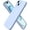 Baby Blue, variant on Compatible with iPhone 15 Plus Case 6.7", Slim Liquid Silicone 3 Layers Full Covered Soft Gel Rubber Cover Protective Phone Case with Anti-Scratch Microfiber Lining-French Blue
