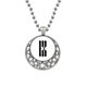 thumbnail image 1 of Numeros romanos nueve en negro silueta Collares Colgante Retro Moon Stars Jewelry Unbranded M, 1 of 3
