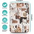 thumbnail image 5 of Coffee Bar Mat Accessories for Countertop Absorbent Hide Stain Rubber Backed Dish Drying Mats for Kitchen Counter Draining Pad Decor Gift Fit Under Coffee Maker Coffee Pot Espresso Machine (24x16in), 5 of 6