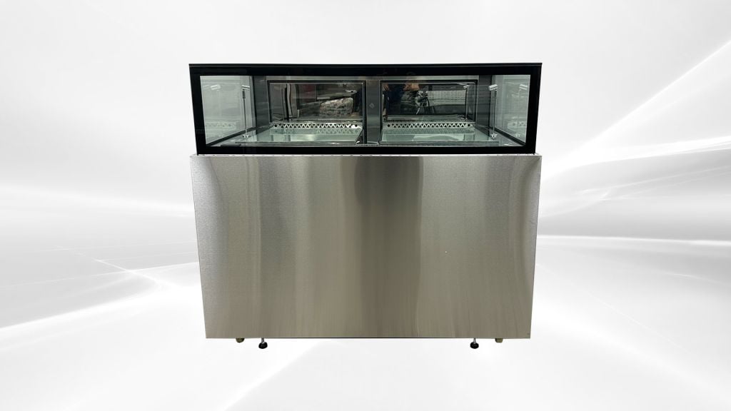 48" Luxury Commercial Refrigerated Bakery Display Case, Cake Showcase Refrigerator with LED Lighting, ETL Certified