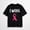 Black-29, variant on Cancer Shirt Women Breast Cancer Awareness Shirts Ribbon Tree T-Shirts Cancer Short Sleeve Tops Black