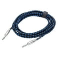 thumbnail image 1 of Uxcell Guitar Instrument Cable Straight to Straight Black Blue 15 Feet, 1/4 inch 1 pack, 1 of 6