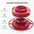 thumbnail image 2 of Tkrady Hummingbird Feeder, Red Hummingbird Feeder for Outdoors Hanging with Ant Moat, Rustproof, Fade Proof 1pcs, 2 of 4