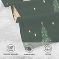 thumbnail image 5 of Yayeee 2 Pack Hand Towels for Bathroom 100% Cotton 16" x 28" Soft Absorbent Kitchen Towel, Pink Christmas Trees, 5 of 7