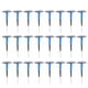 thumbnail image 1 of 24 piezas de goma de parche de tapón de hongo para reparación de pinchazos de neumáticos sin cámara universal para motocicleta y coche (#2) Jadeshay A, 1 of 8
