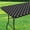 Black, variant on Homaxy Rectangle Table Cloth Elastic Fitted Flannel Backed Tablecloth Waterproof Plastic Table Cover For Picnic Camping Outdoor