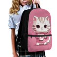 thumbnail image 3 of Uourmeti Fade Resistant 17 Inchs School Backpack for Travel Work, Roomy Storage Durable Large Capacity Student Bookbag, Cat Pattern, 3 of 6