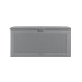 thumbnail image 2 of Rubbermaid Outdoor Easy Install Deck Box, Extra Large, Weather Resistant, Gray for Lawn, Garden, Pool, Tool Storage, Home Organization, 2 of 5