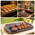 thumbnail image 5 of 6-Piece Carbon Steel Non-Stick Baking Pan Set, Bakeware Set with 1 Baking Sheets, 1 Cooling Racks, 100 Pcs Parchment Papers, 2 Oven Mitts, Tongs & Pastry Brush, 5 of 6