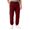 CE05_Wine, variant on Resicozy Mens Jogger Sweatpants Wide Leg Cuffed Straight Pant Drawstring Elastic Waist Fleece Athletic Sweatpants with Pockets Dark Green M