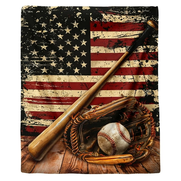 Customized Throw Blanket for Baseball Fans and Team Players Quality Polyester Cozy Nonslip Warmth for Living Rooms and Bedrooms
