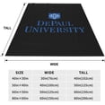 thumbnail image 5 of DePaul University Blanket Large Luxury Fleece Soft Anti-Static Anti-Pilling Flannel Bed Blanket, 5 of 6