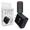 thumbnail image 1 of Cargador de Pared Multipuertos 55W con 3 USB-C y 3 USB-A Carga Rápida, 1 of 8