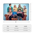 thumbnail image 7 of The Big Bang Theory Rug, Ultra Soft Flannel Area Rug With Non-Slip Backing, Plush Memory Foam Carpet Rug For Bedroom, Living Roo,M Dining Ro,Om Playroom, Absorbent Washable Floor Mat, 7 of 7