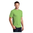 thumbnail image 4 of Port & Company Men's Classic Fit Tall Essential Cotton T-Shirt Lime Large Tall, 4 of 6