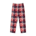 thumbnail image 5 of Balery Heart Plaid print Men's Pajama Pants,Ultra Lightweight Pjs,Lounge Pant-Medium, 5 of 9