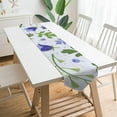 thumbnail image 2 of Coolnut 13"x90" Table Runner, Floral Bluebells and Herbs Flowers Leaves Washable Table Cloth Runner for Holiday Home Wedding Table Top Decoration, 2 of 3