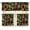 Mushroom Printed, variant on Halloween Bat Kitchen Curtains and Valances 3 Piece Set,Valance Curtains for Kitchen Windows Halloween Kitchen Curtains Tiers and Valances for Cafe Living Room Window Decoration