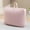 Pink, variant on HomeDM Comforters Storage Bags Blanket Clothes Organization and Storage Containers for Comforters,Bedding, Stackable Organizer with Reinforced Handle, Sturdy Zippers