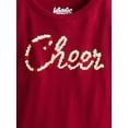 thumbnail image 2 of Wonder Nation Girls Embellished Tee with Long Sleeves, Sizes 4-18 & Plus, 2 of 3