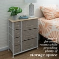 thumbnail image 4 of Simplify 7 Drawer Storage Dresser in Beige, 4 of 8