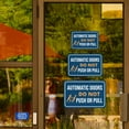 thumbnail image 4 of Classic Framed Plus Automatic Doors Do Not Push or Pull Wall or Door Sign | Friendly Home Signage - Medium, 4 of 8