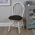 thumbnail image 4 of The Gripper Non-Slip Windsor Chair Cushion, for the Kitchen and living Room, 16x15 Inches, Set of 4, Black, 4 of 5