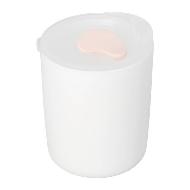 Sippy Cup, Soft Skin Friendly Food Grade Material Heavy Base Baby Learner Cup Easily Grip For Home For Kids White
