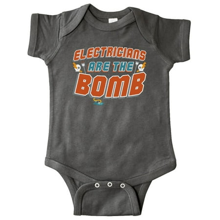 

Inktastic Electrician Gift Funny Gift Baby Boy or Baby Girl Bodysuit