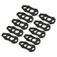 thumbnail image 1 of Unique Bargains 3/8'(10mm) Skateboard Riser Pads, 10Pcs Plastic Skateboard Angle Wedge Shock Pads, Black, 1 of 5