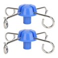 thumbnail image 1 of Infusion Stand Hooks, 2PCS IV Pole Stand Hooks Prevent Deformation  For Hospital Use, 1 of 8